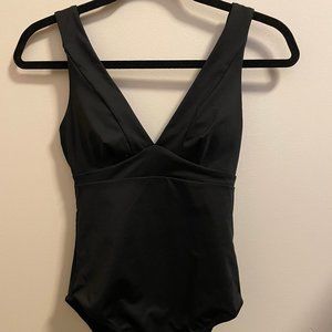 Women's One-Piece Black Swimsuit, Size S